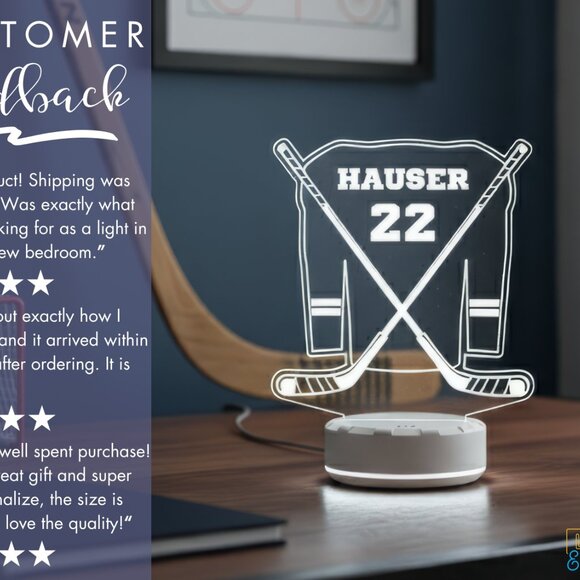 Custom Hockey Tee – Great Gift for Hockey Fans - Picture 7 of 8